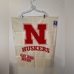 New with Tags - Nebraska Husker towel or wall hanging.
